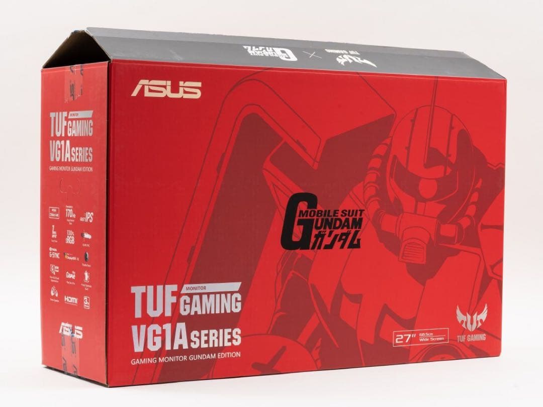 ディスプレイ・モニター本体 ASUS VG27AQGL1A ZAKU II EDITION RED