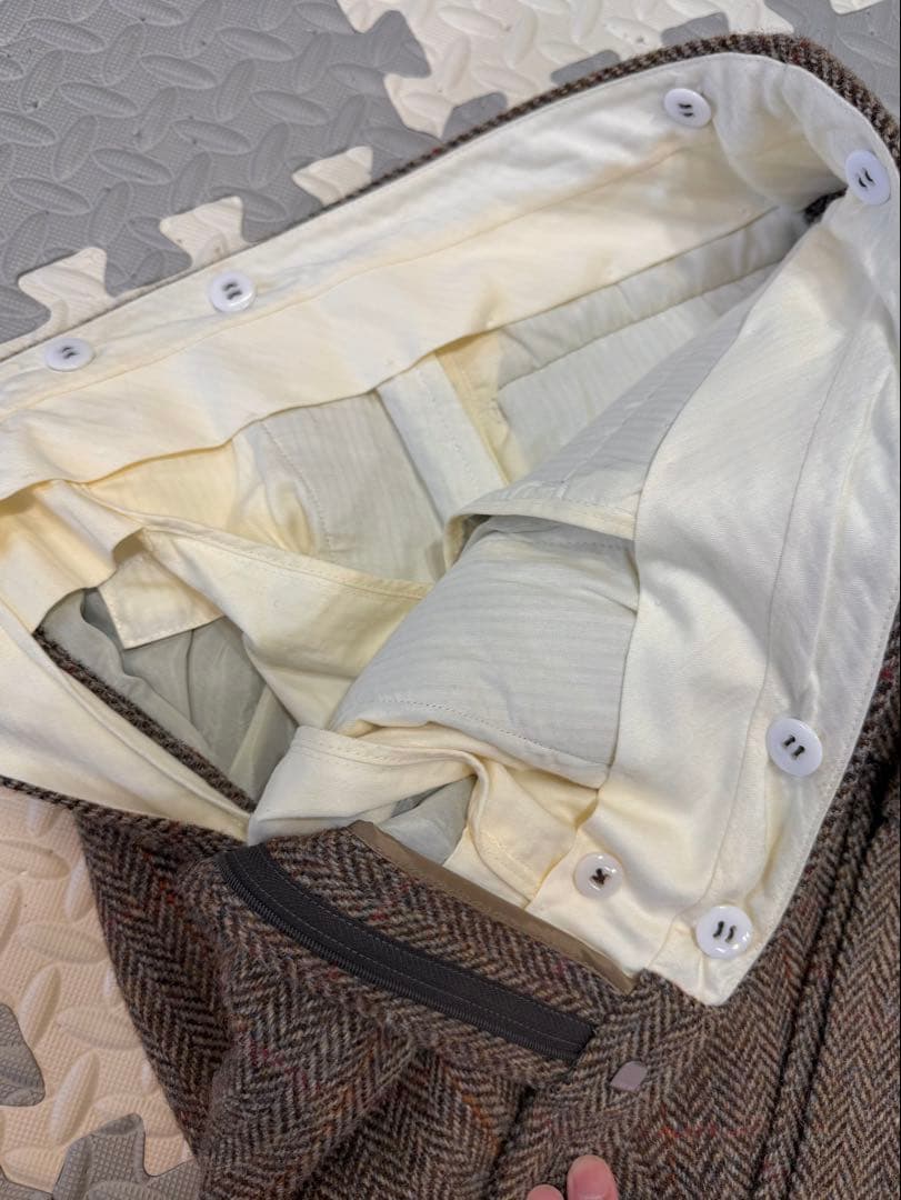 ハリスツイード スリーピース 極美品