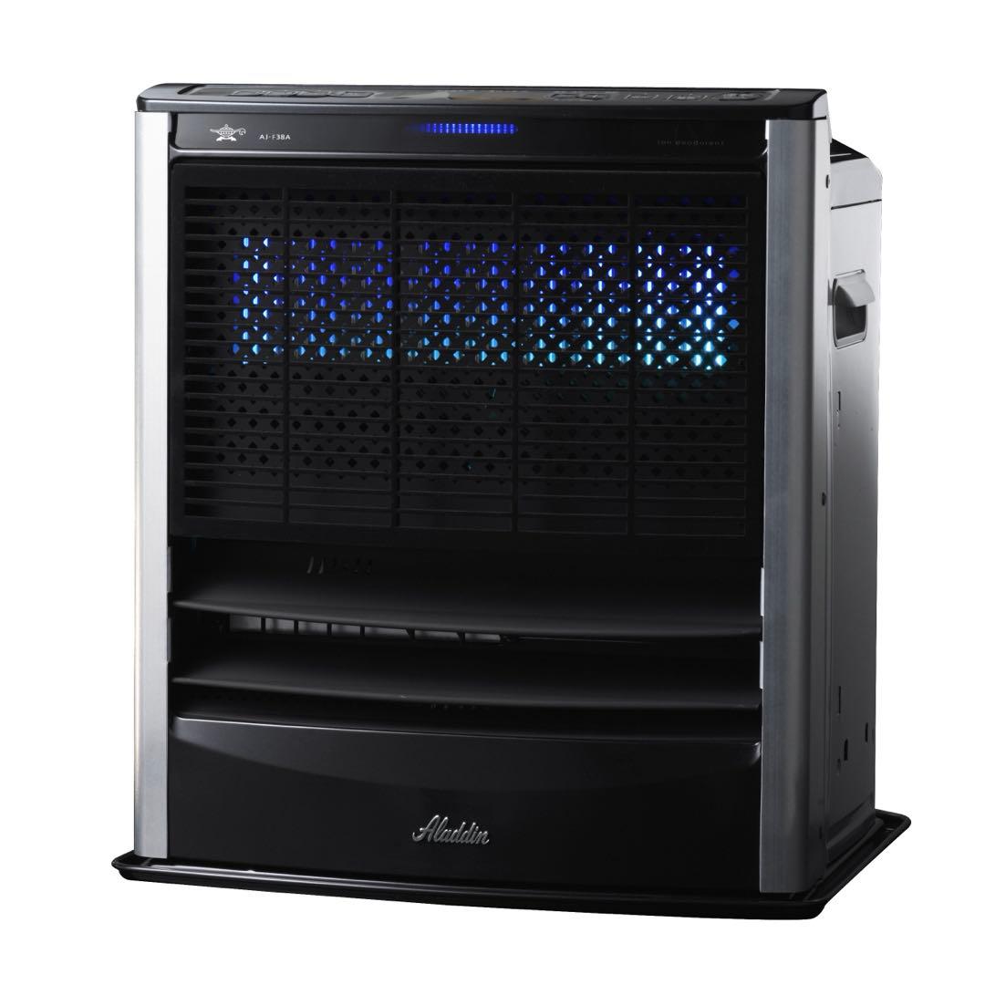 【ほぼ美品】アラジン 石油遠赤ヒーター AJ-F38A(K) ブラック