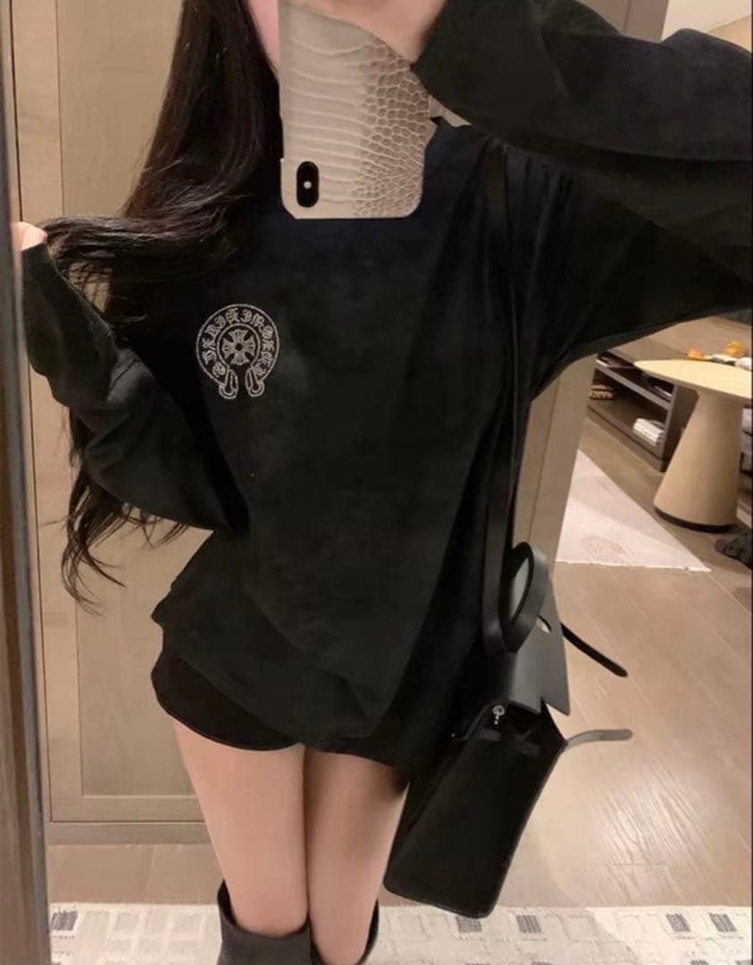 Chrome Hearts ヴィンテージ　ブラック 長袖Tシャツ