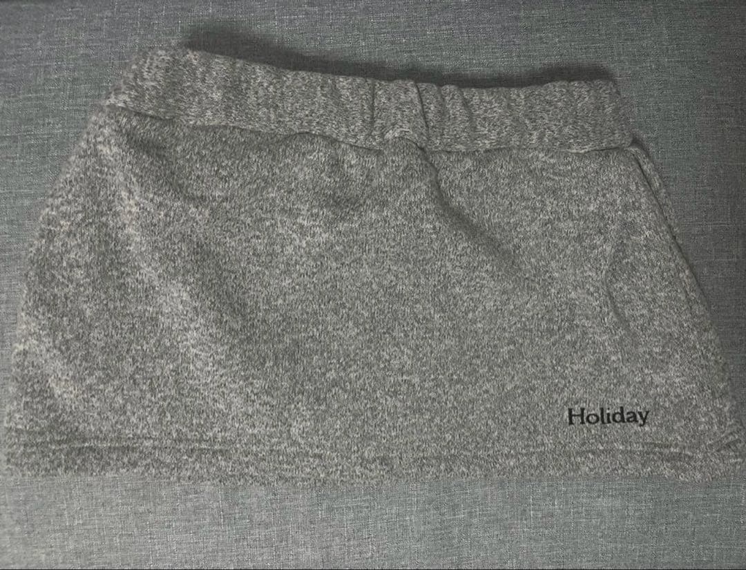 HOLIDAY サーマル プロフリース ミニスカート