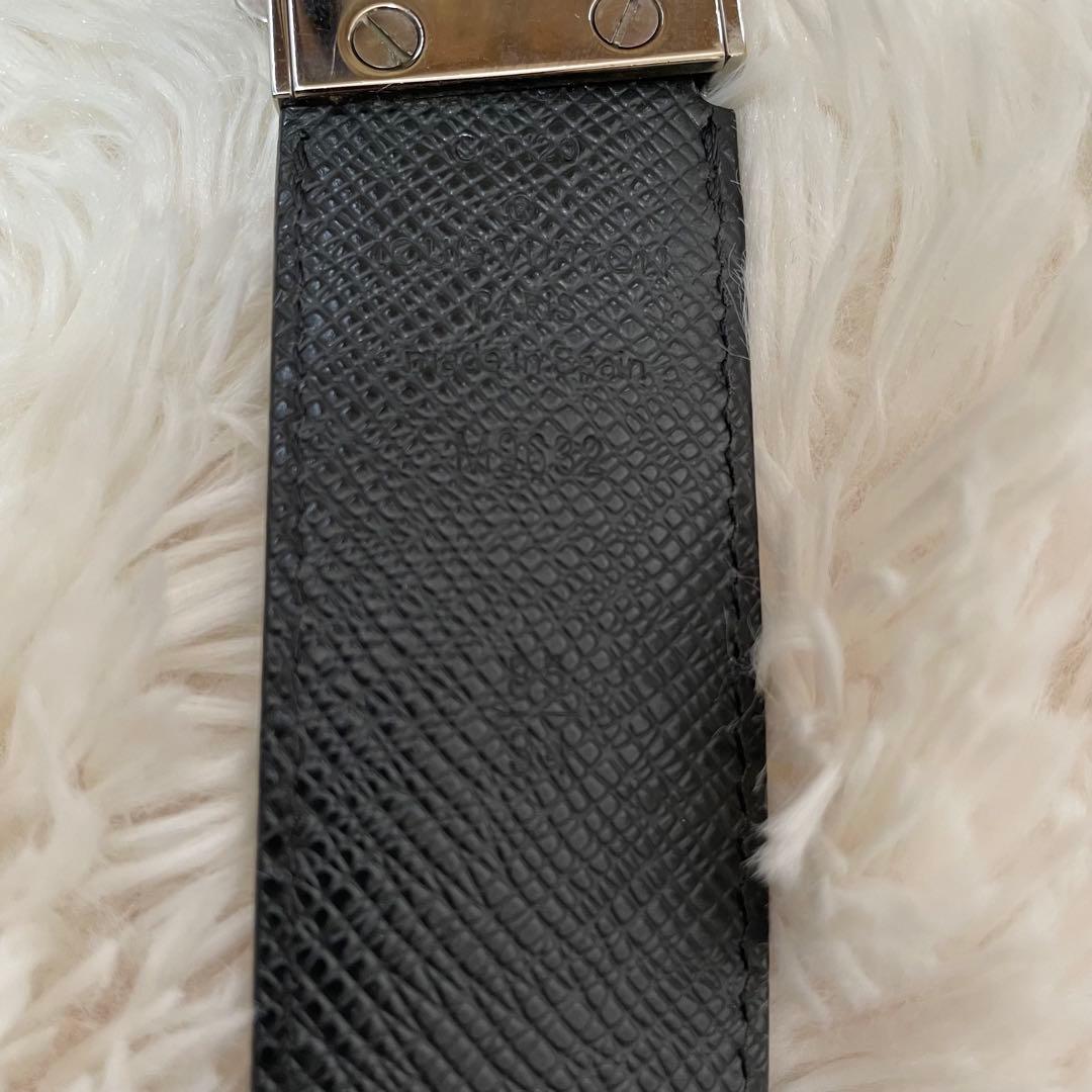 美品 ルイヴィトン ダミエ サンチュール アンヴァントゥール ベルト 黒 M