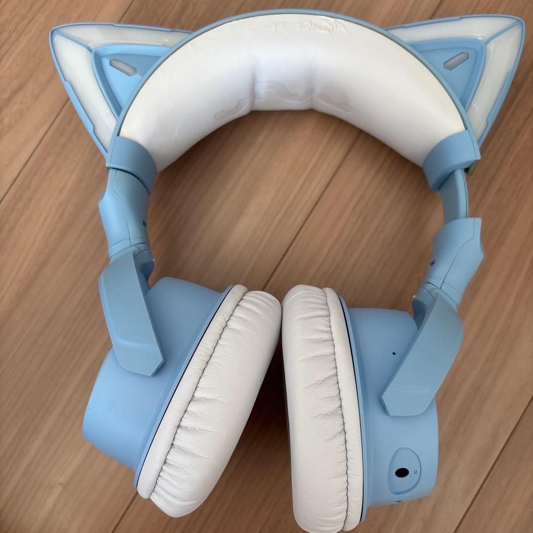 Yowu Selkirk 猫耳ヘッドホン ブルー