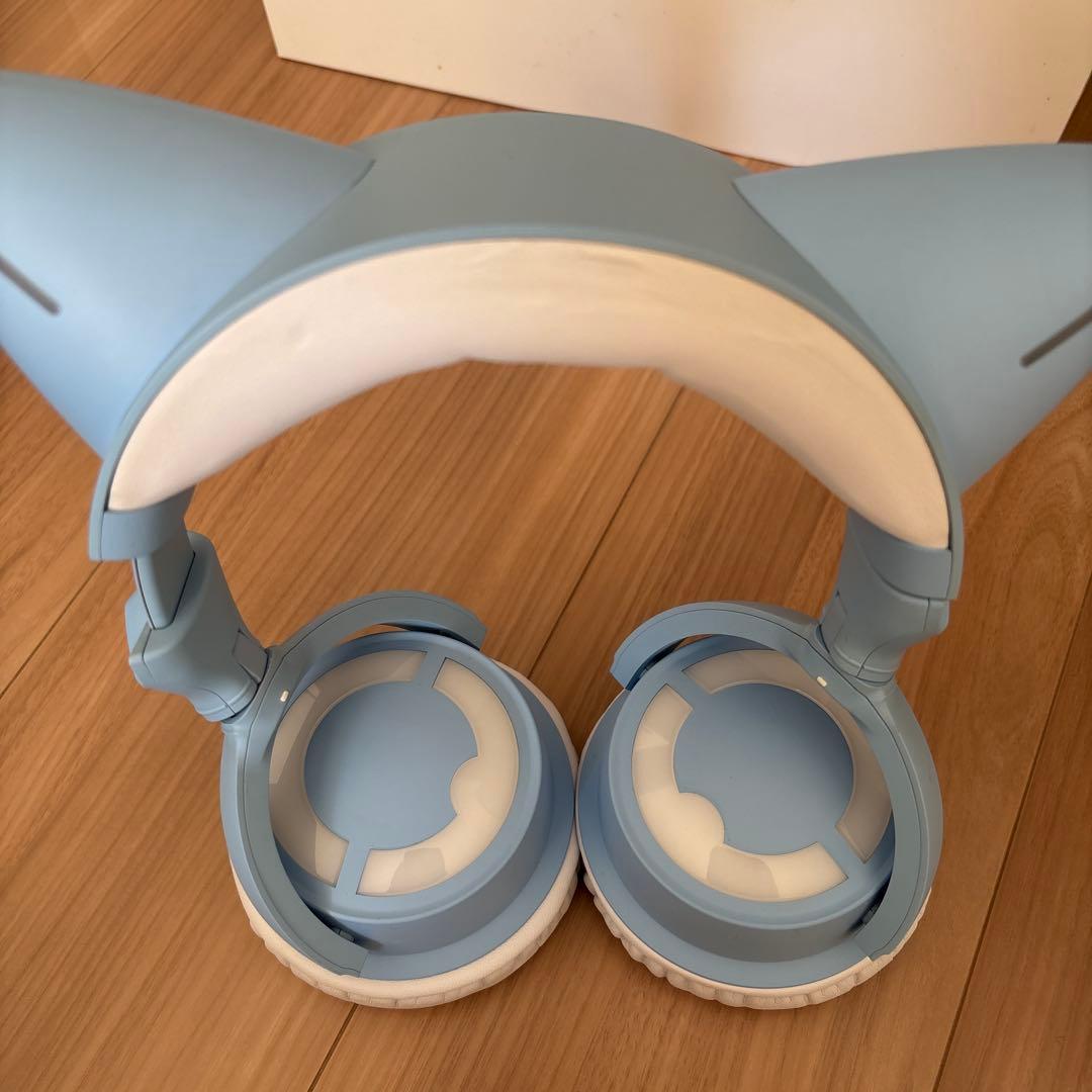 Yowu Selkirk 猫耳ヘッドホン ブルー