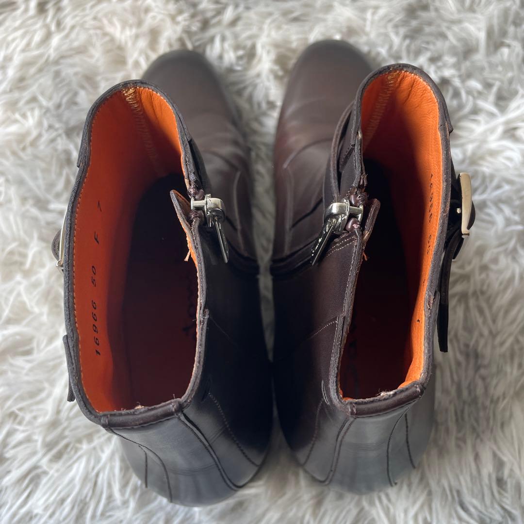 【未使用近い】サントーニ ジップブーツ サイズ7