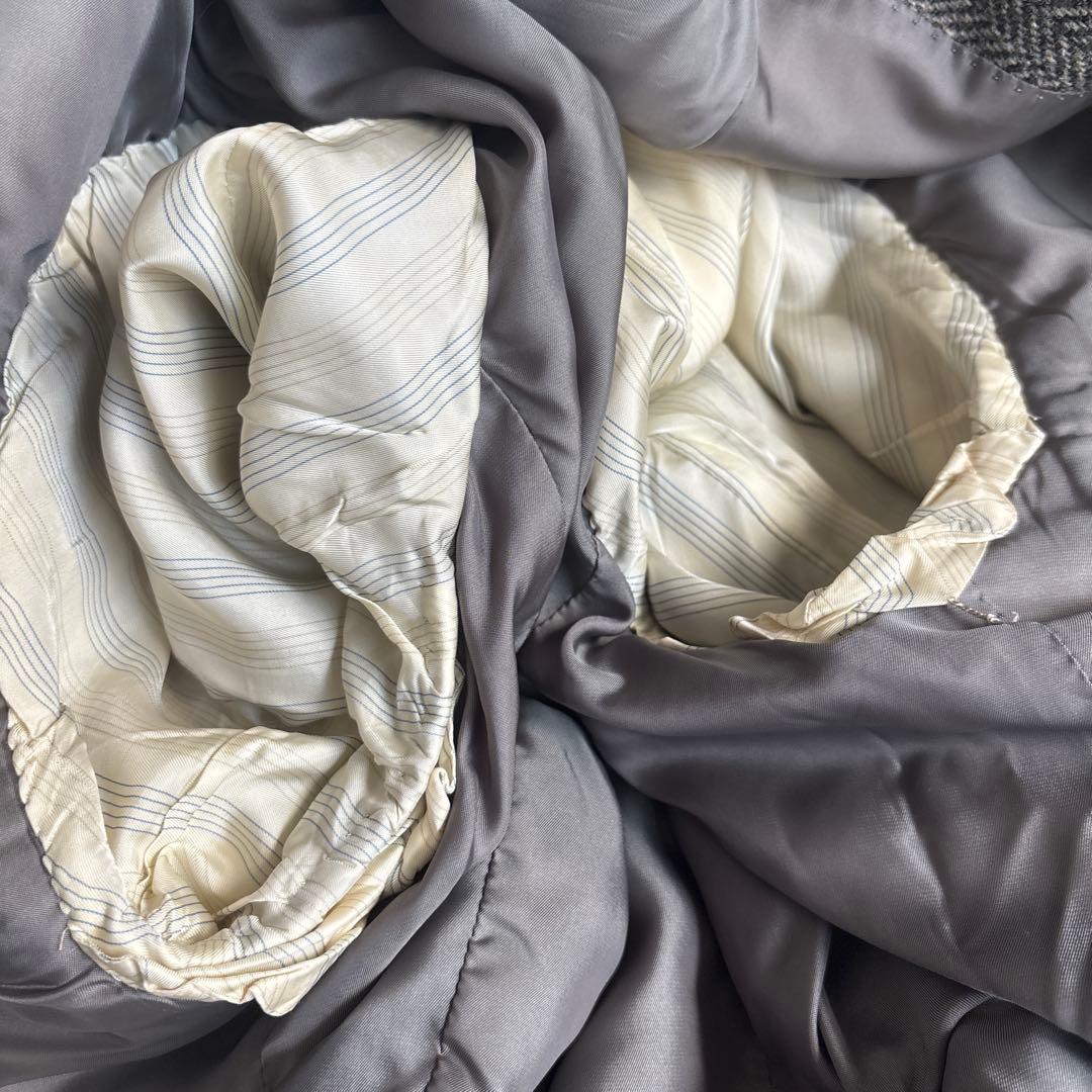 大きいサイズ✨ ハリスツイード ヘリンボーン テーラード ジャケット