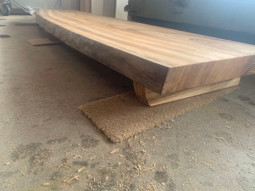 ☆琴音0726☆あがり框下補助（楠一枚板)踏み台オーダー製作●確認