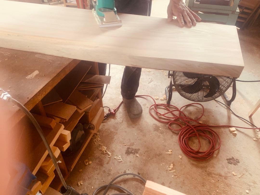 ☆琴音0726☆あがり框下補助（楠一枚板)踏み台オーダー製作●確認