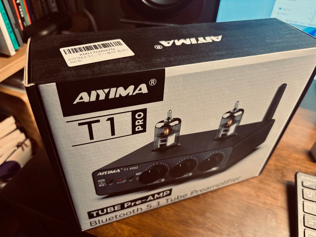 AIYIMA T1 PRO & A07 MAX 真空管プリ・メイン　真空管おまけ