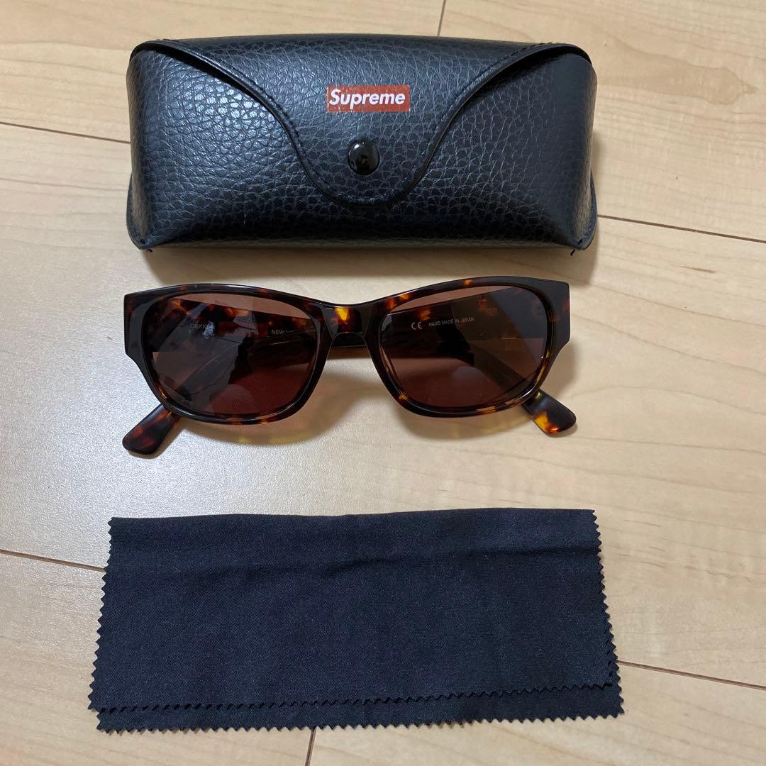 希少‼️JAPAN製supremeサングラス　鼈甲　brownレンズ