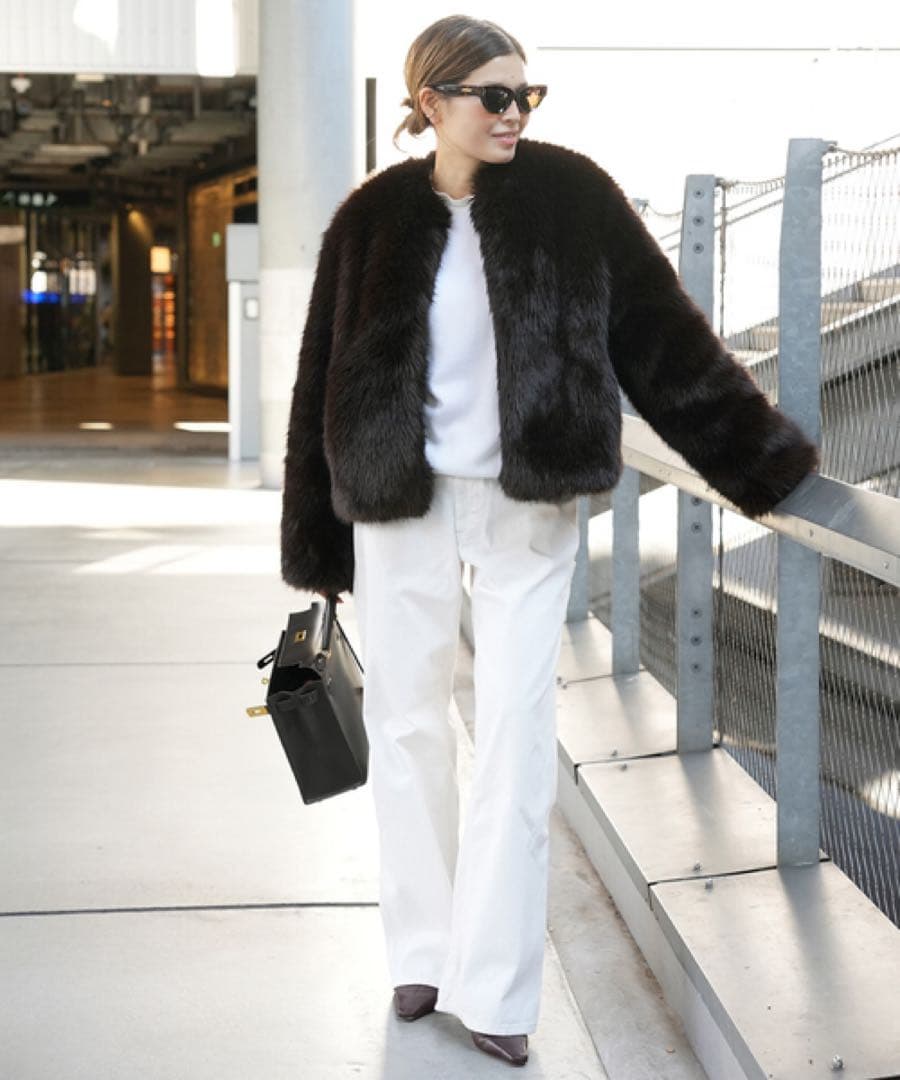 ドゥーズィエムクラス　Anna Fur ジャケット