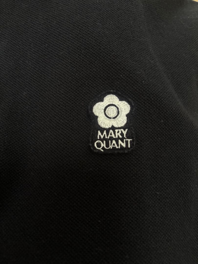 MARY QUANT 黒 ポロシャツ 半袖