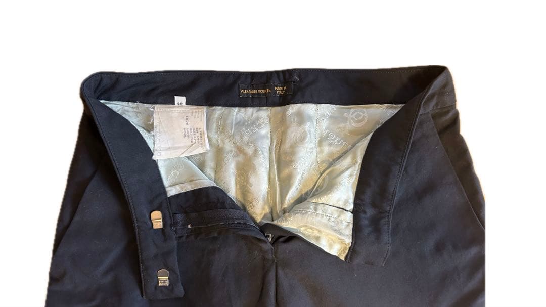 alexander mcqueen フレアパンツ