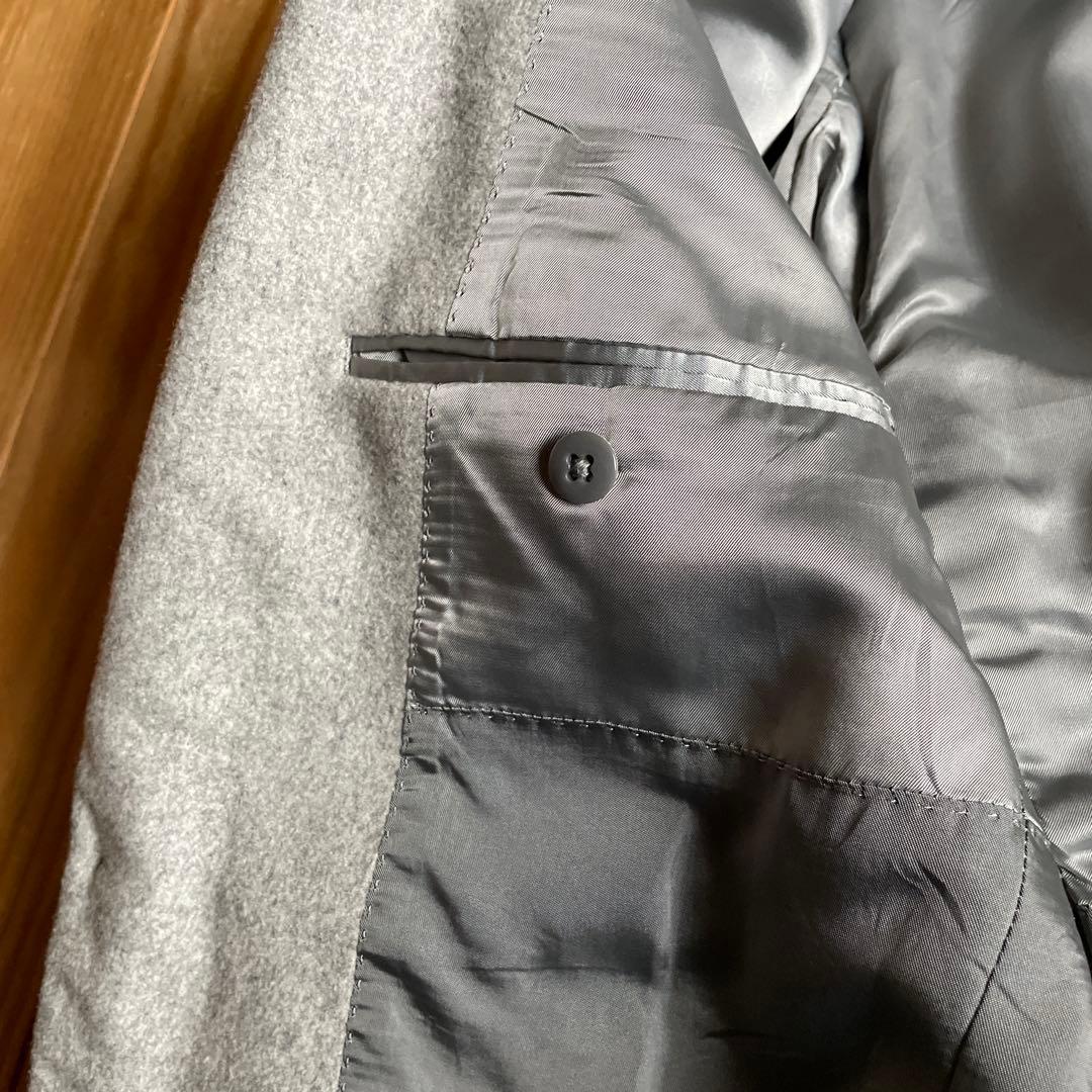 〝美品〟CKカルバンクライン☆ウールジャケット40ライトグレーメンズ