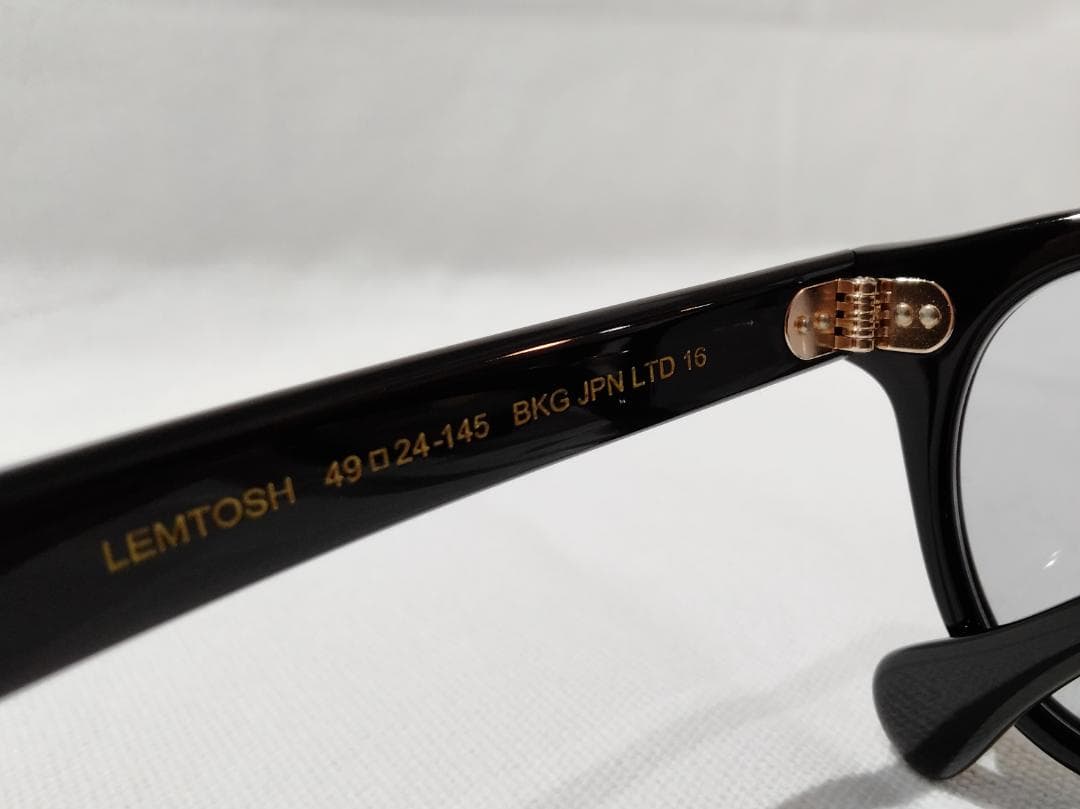 [正規店購入] 未使用MOSCOT レムトッシュ49㎜日本限定16thBLACK