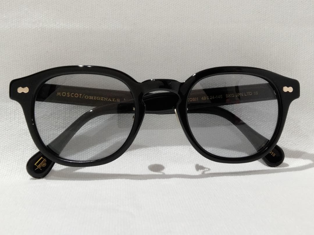 [正規店購入] 未使用MOSCOT レムトッシュ49㎜日本限定16thBLACK