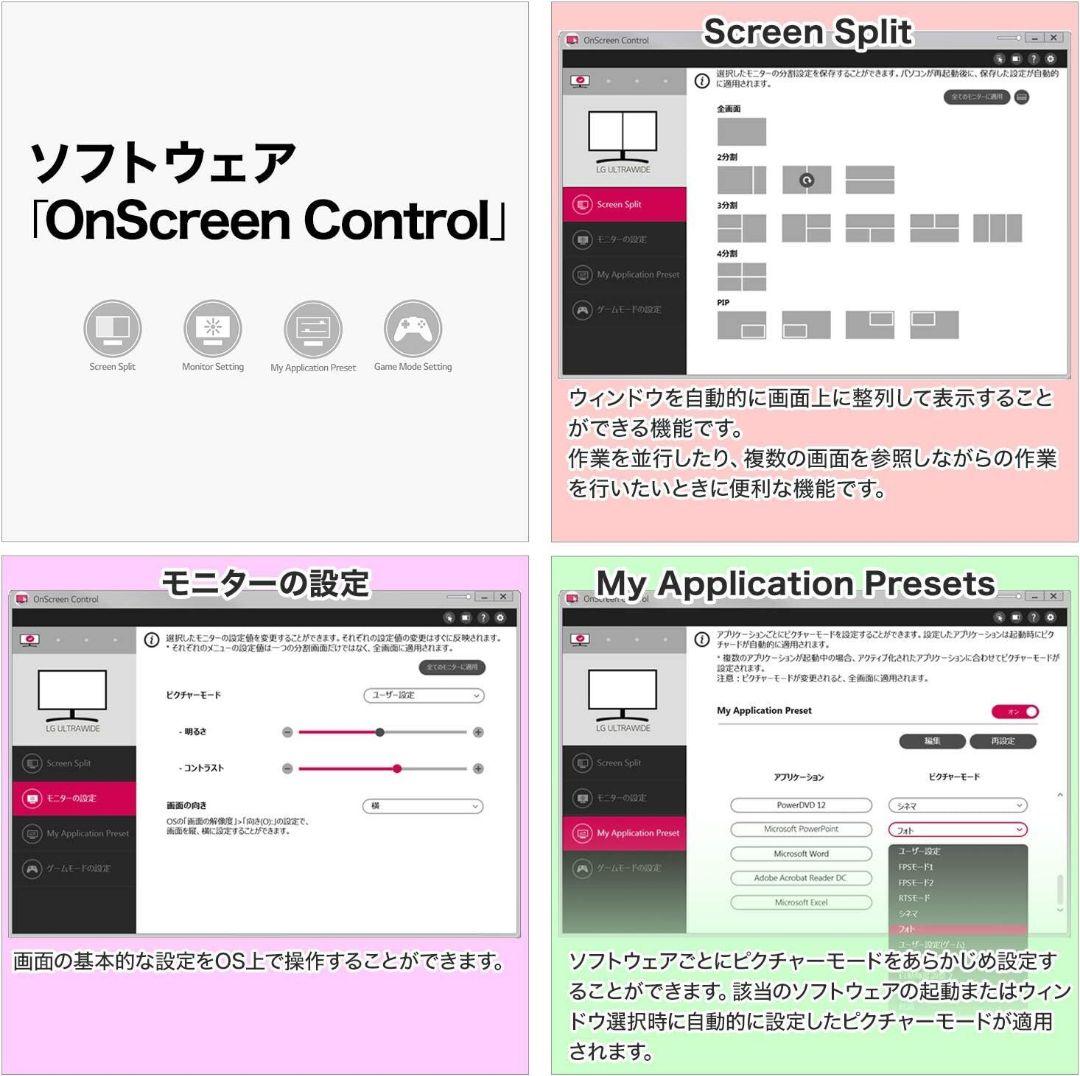 LG ゲーミングモニター 34GL750-B ウルトラワイド/IPS/144Hz