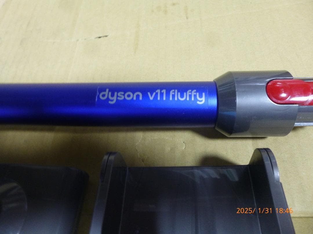 ダイソン SV14　新品モーター交換済み　付属品付　無負荷でエコ77分