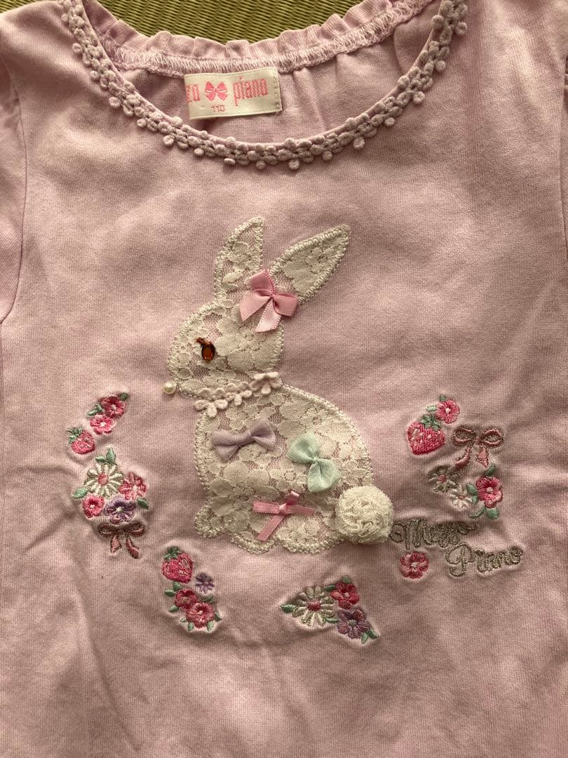 【値下げ】メゾピアノ 半袖Tシャツ6枚セット サイズ110