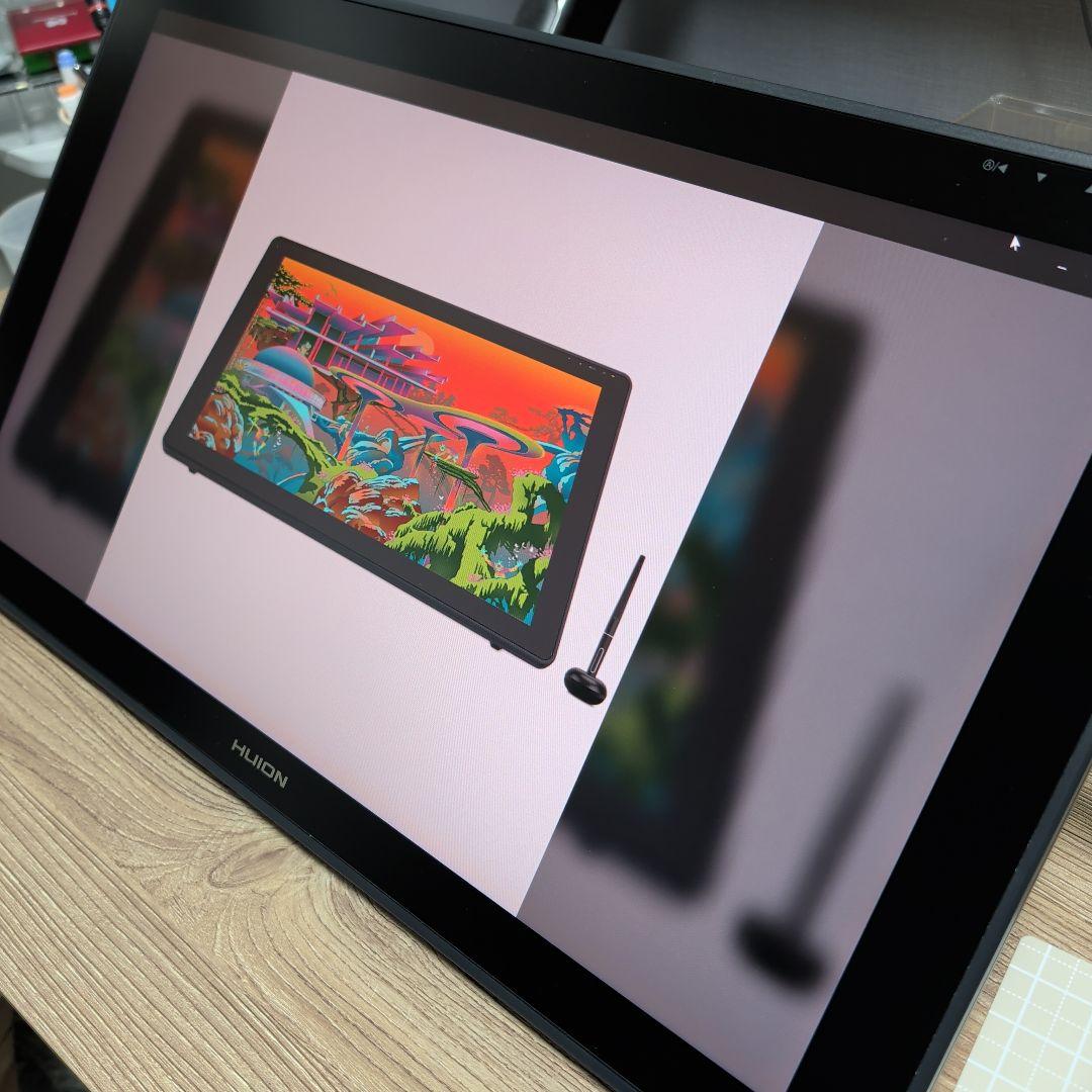 Huion Kamvas 22 Plus アーティス トのための描画モニター