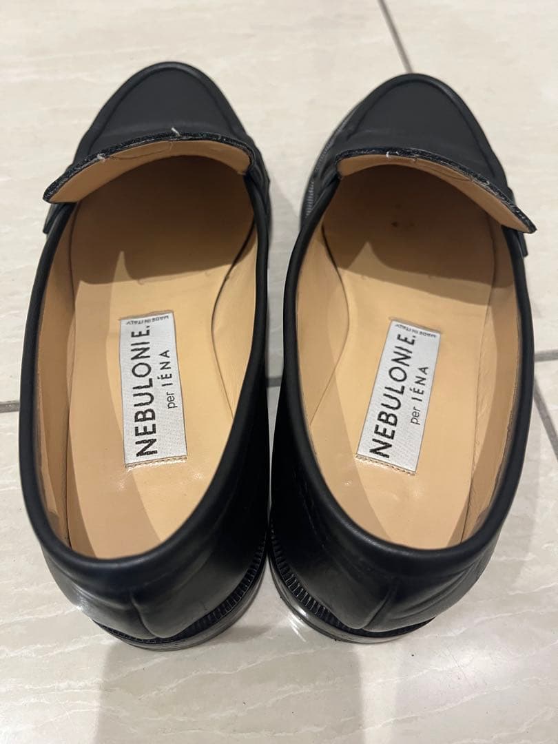 ycyc ！NEBULONI ブラックレザー ローファー　イエナ IENA