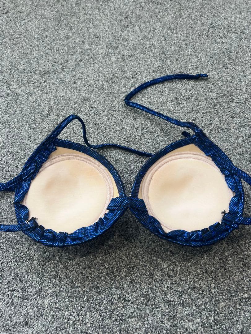 jbbf コンテストビキニ　ブルー　スワロフスキー