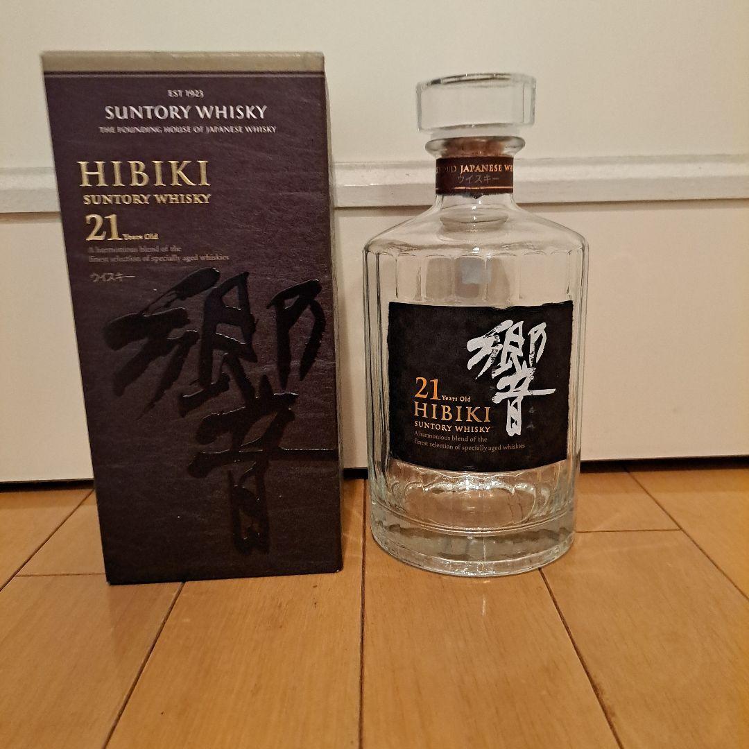 Hibiki 21年 ウイスキー 700ml 空き箱　空き瓶