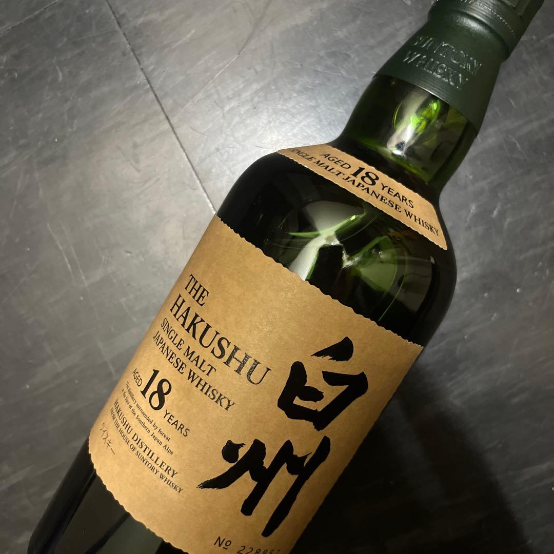 白州 18年 シングルモルトウイスキー 700ml