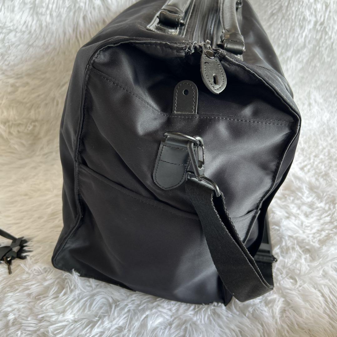 吉田カバン ボストンバッグ 黒 大容量 ナイロン 2way 南京錠 鍵付き レア