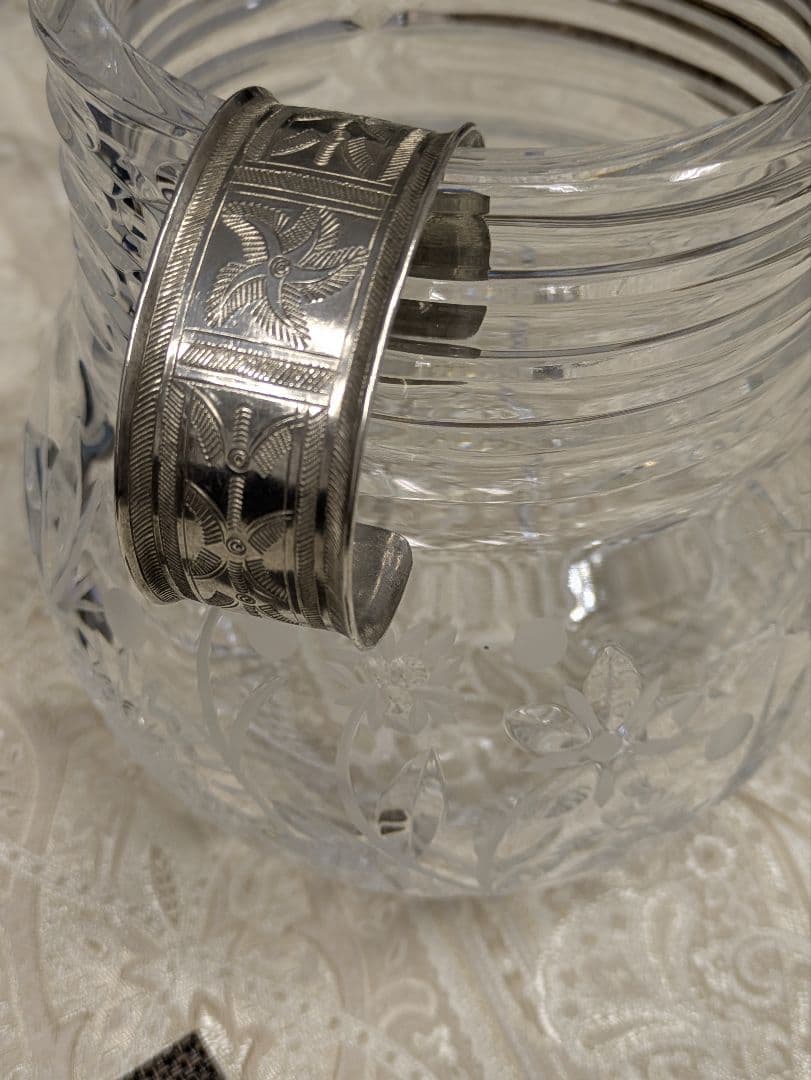 タイ　カレン族シルバー　バングル ●写真訂正　重さの写真再度ご確認、最後まで。