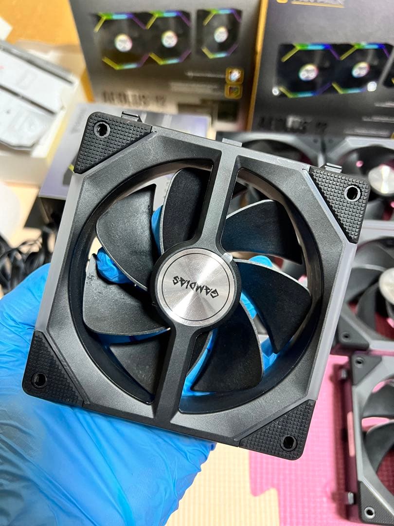 GAMDIAS ゲーミングファン AEOLUS P2-1203 30mm厚　8個