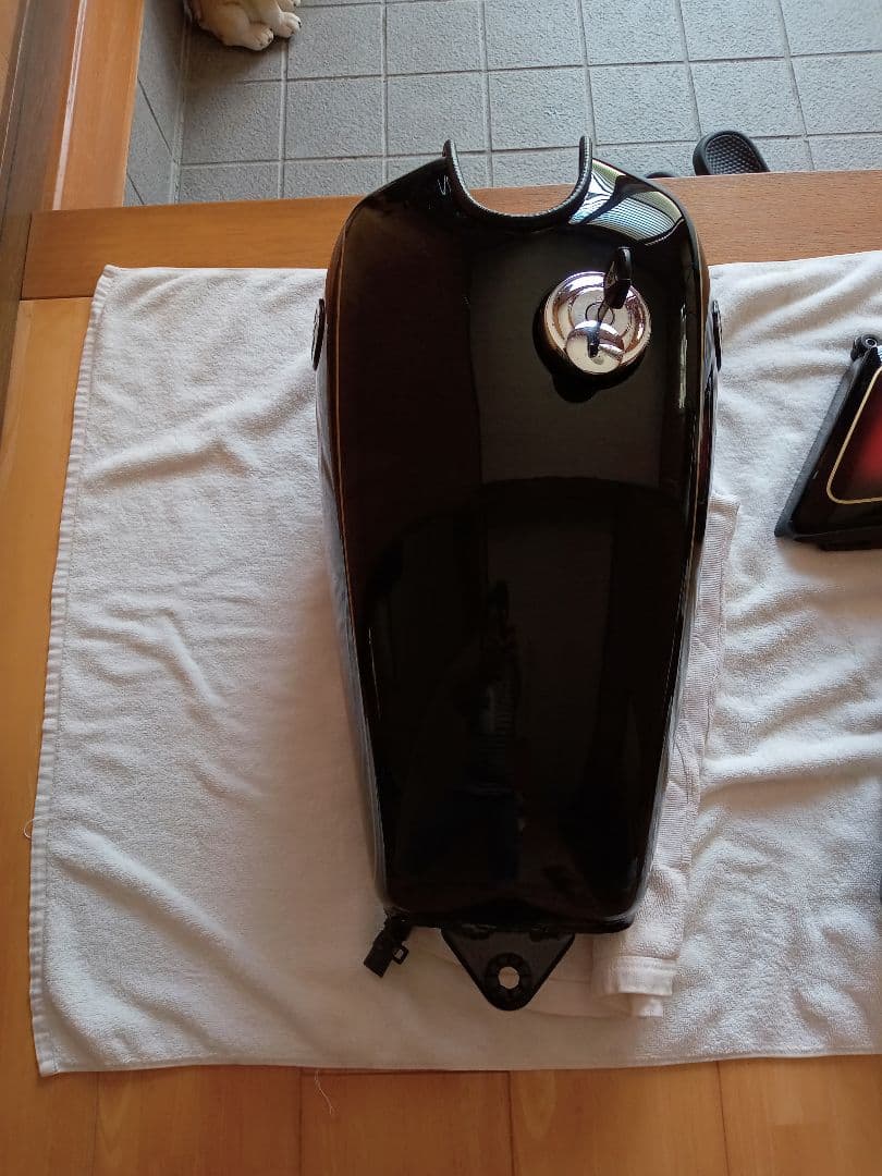 ヤマハ SR400 Fi車用 レッドサンバースト外装Set