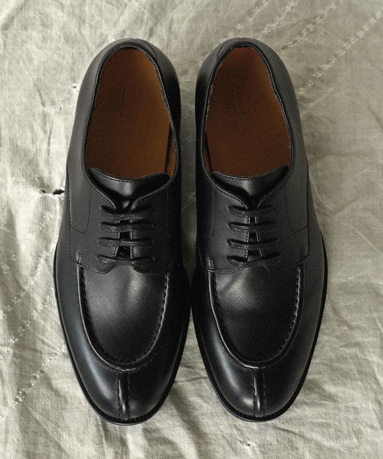 【新品】shiun COW LEATHER U-TIP DERBY サイズ39