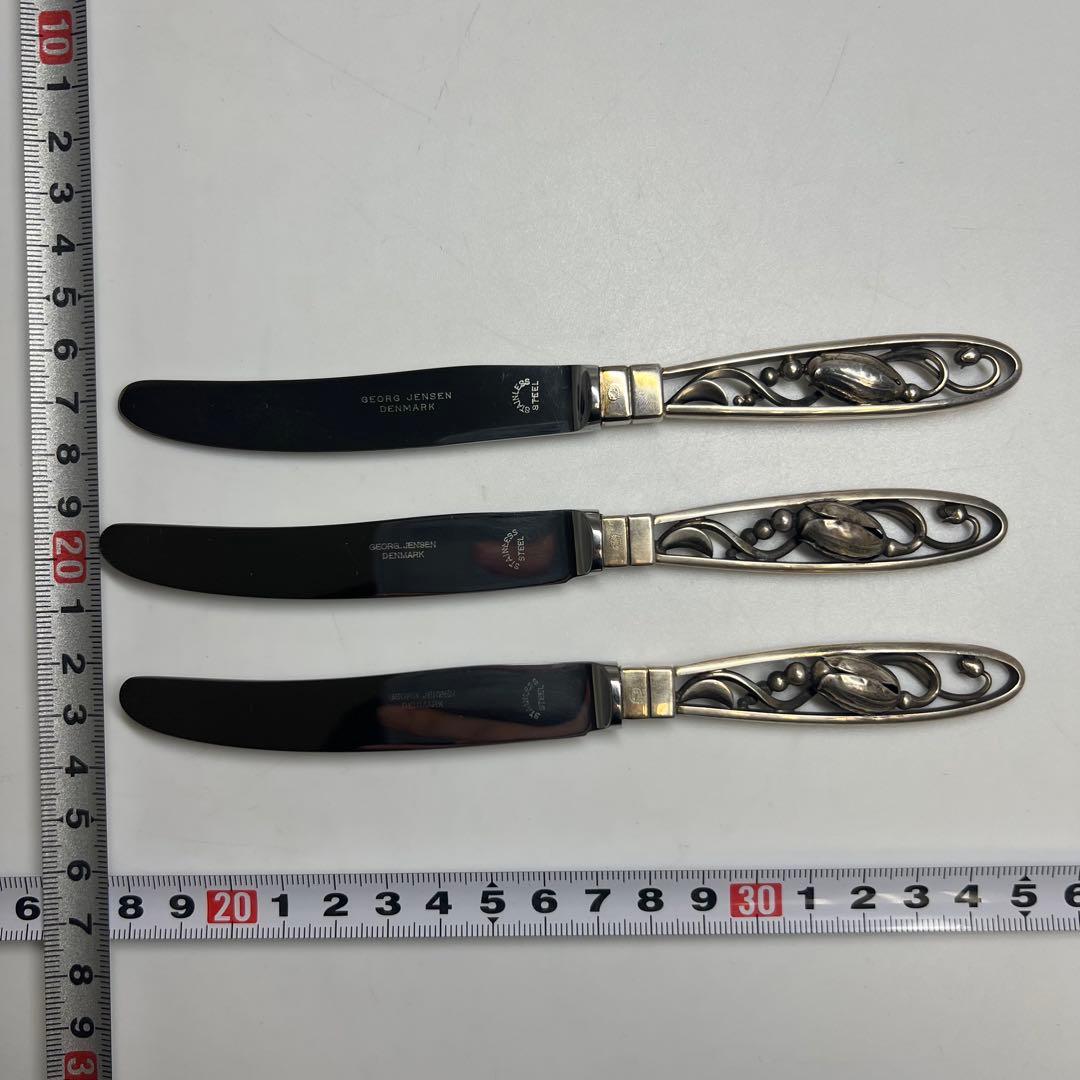 Poジョージジェンセンブロッサム　sterling925 デザートナイ3本