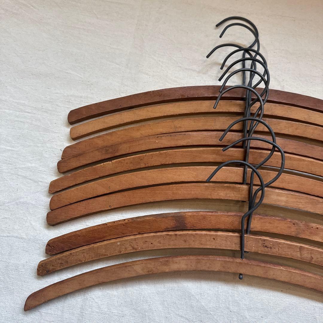 VINTAGE HANGER ヴィンテージ アンティーク ハンガー セット 字入