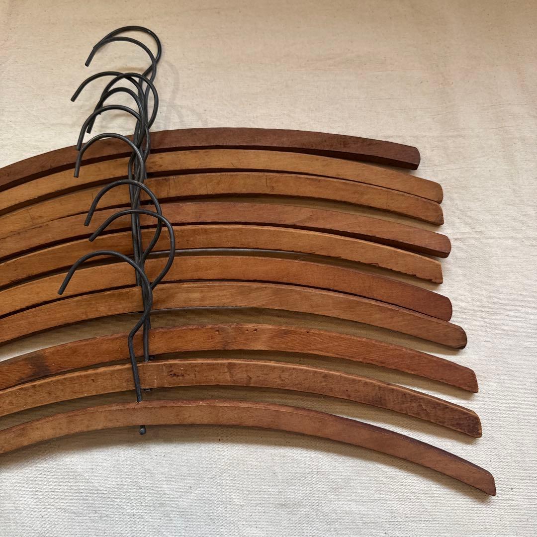 VINTAGE HANGER ヴィンテージ アンティーク ハンガー セット 字入