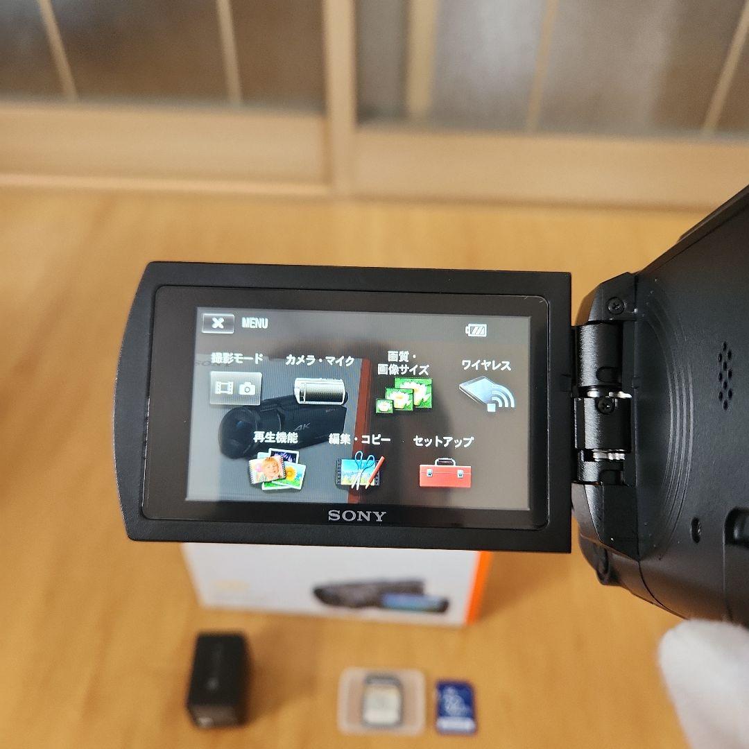 Sony FDR-AX60 4Kビデオカメラ 本体特別(フルセット)