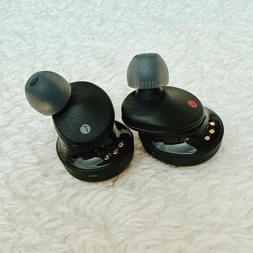ほぼ未使用】SONY WF-XB700 ブラック Bluetoothイヤホン防水