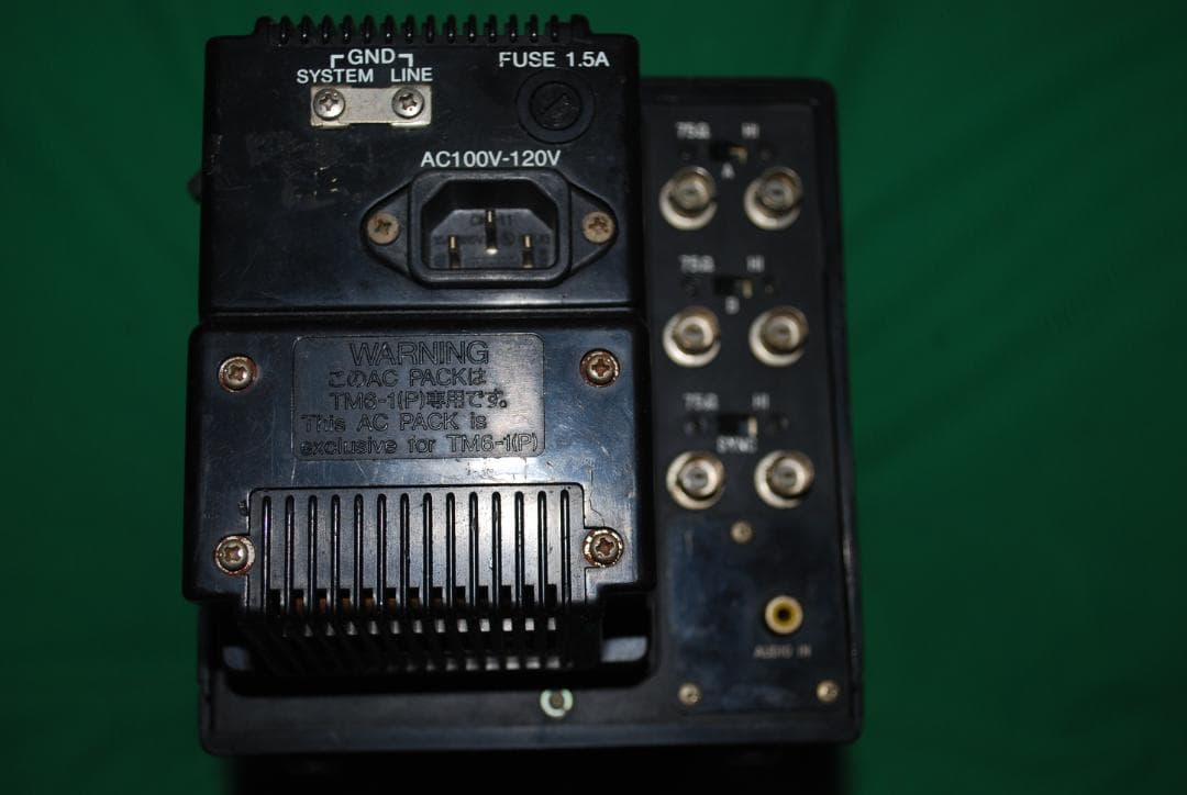 Ikegami6インチカラーモニターTM6-１AV中古動作品の出品です。