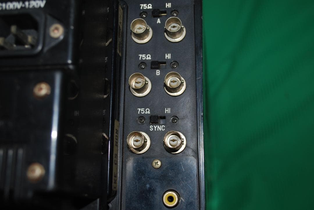 Ikegami6インチカラーモニターTM6-１AV中古動作品の出品です。