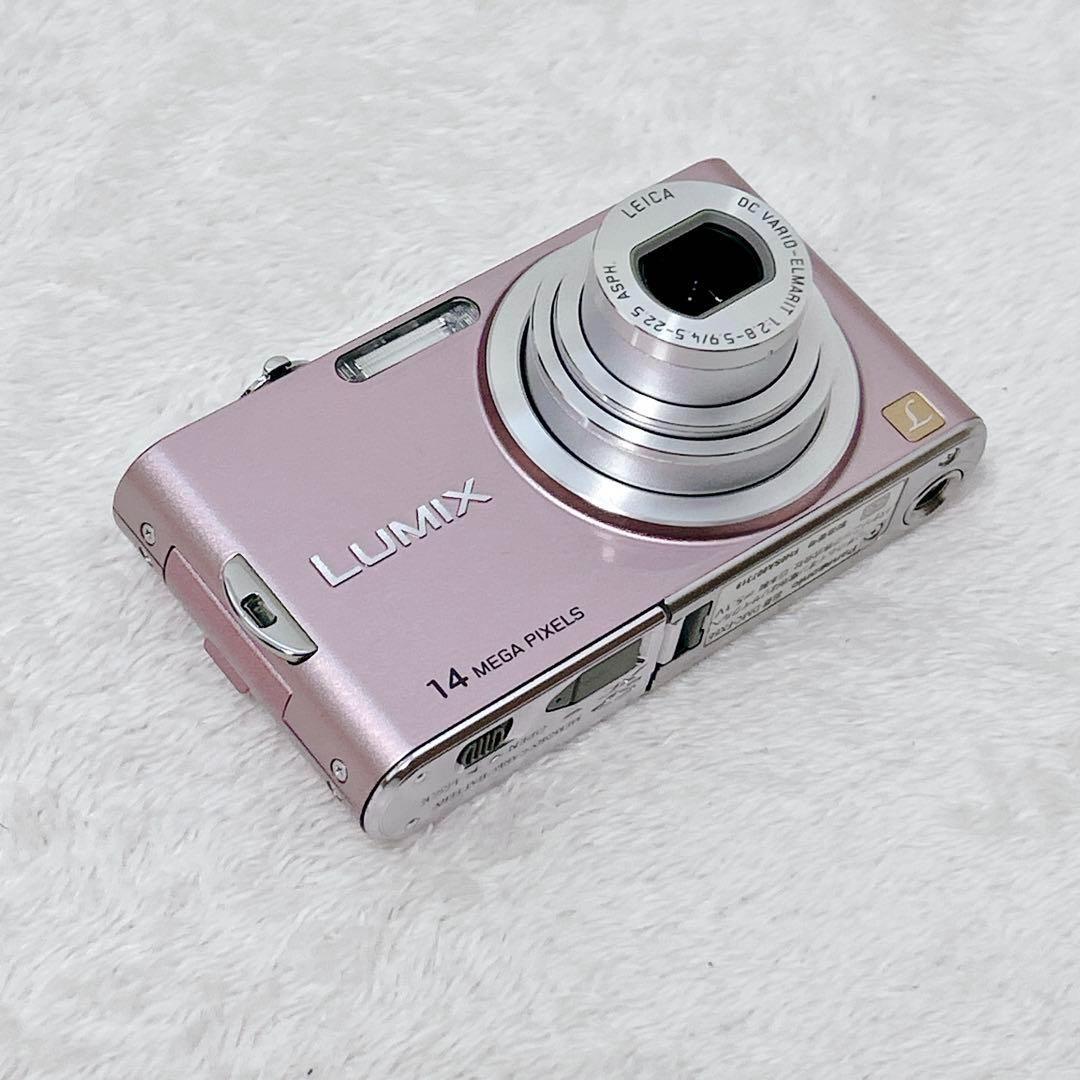 美品 Panasonic DMC-FX66 ピンク 14MP 箱付き 充電器