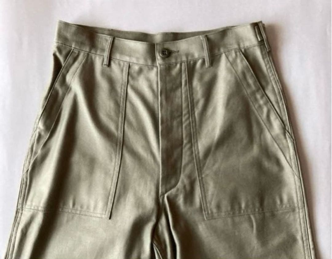 HYKE BACKSATIN BAKERPANTS サイズ：XL