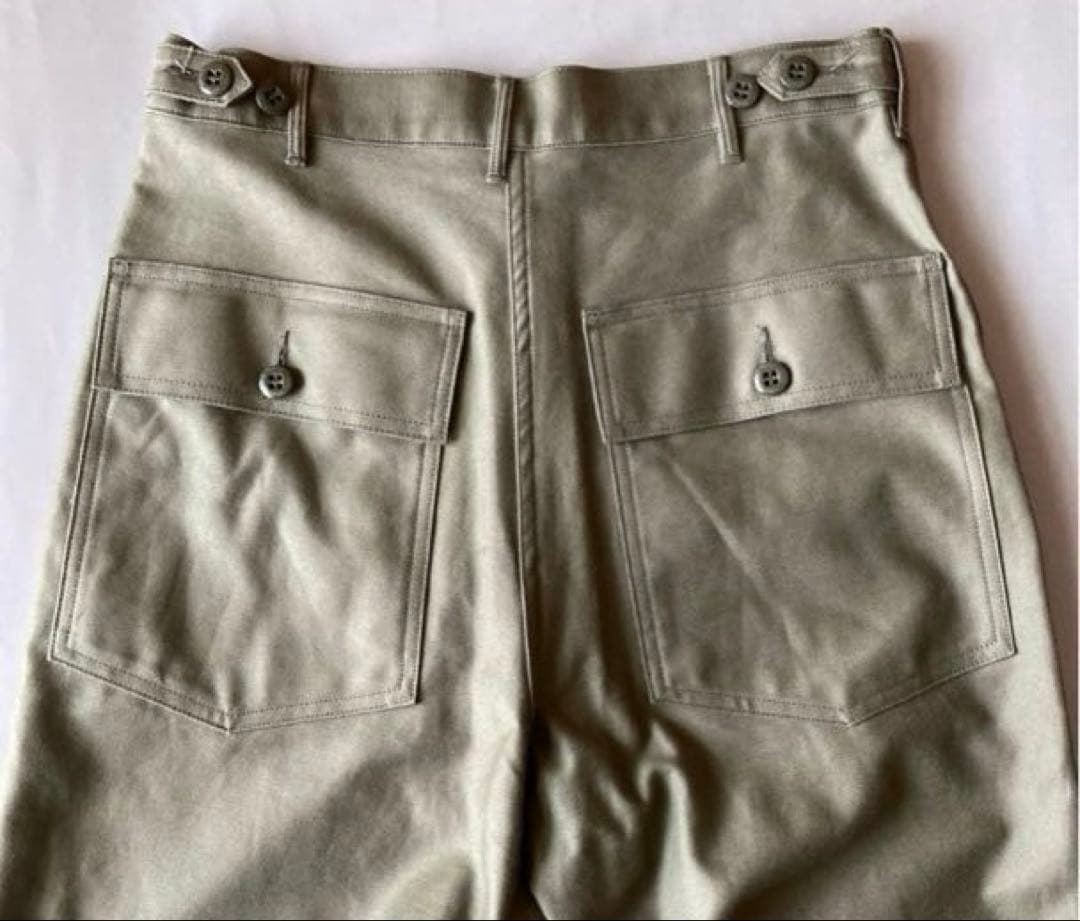 HYKE BACKSATIN BAKERPANTS サイズ：XL