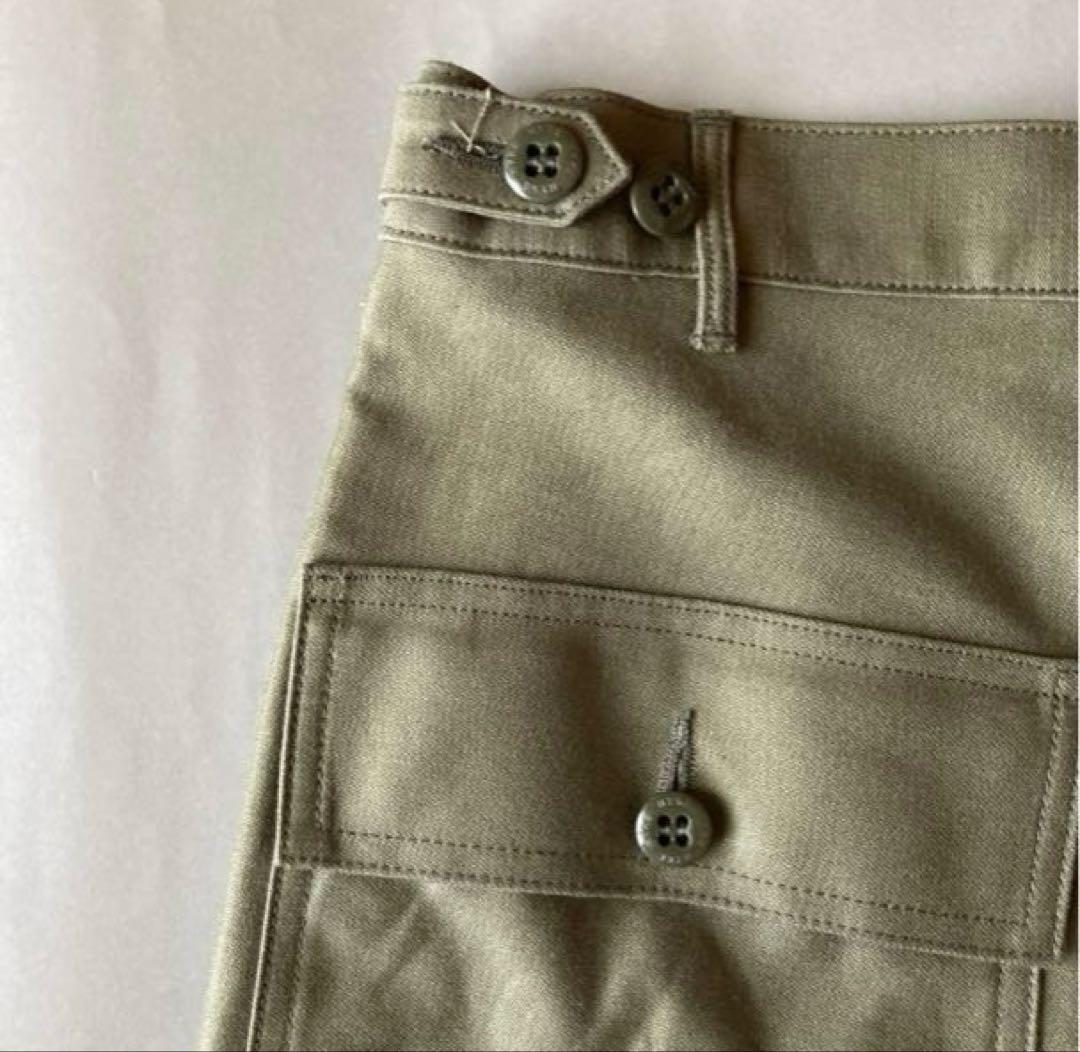 HYKE BACKSATIN BAKERPANTS サイズ：XL