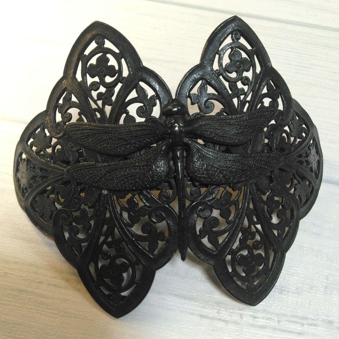 イマックトンボモチーフメタルバレッタ