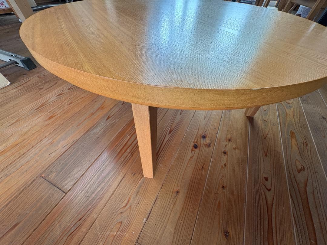 家具調こたつ 丸型 座卓 木製 コタツ 直径90cm 丸テーブル 円卓