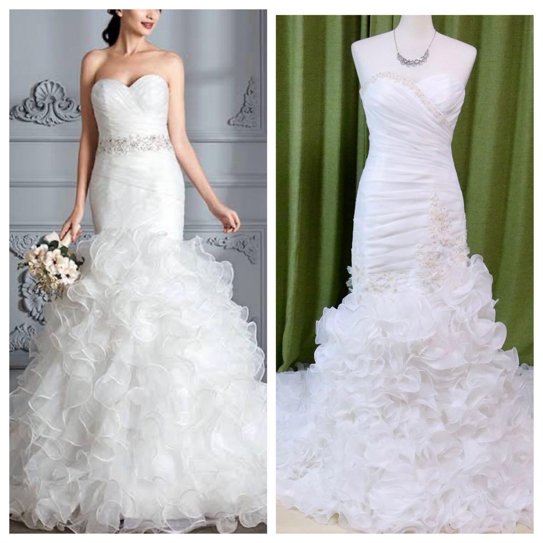 定価18万 アトリエアン ウェディングドレス マーメイド 未使用 タグ付き