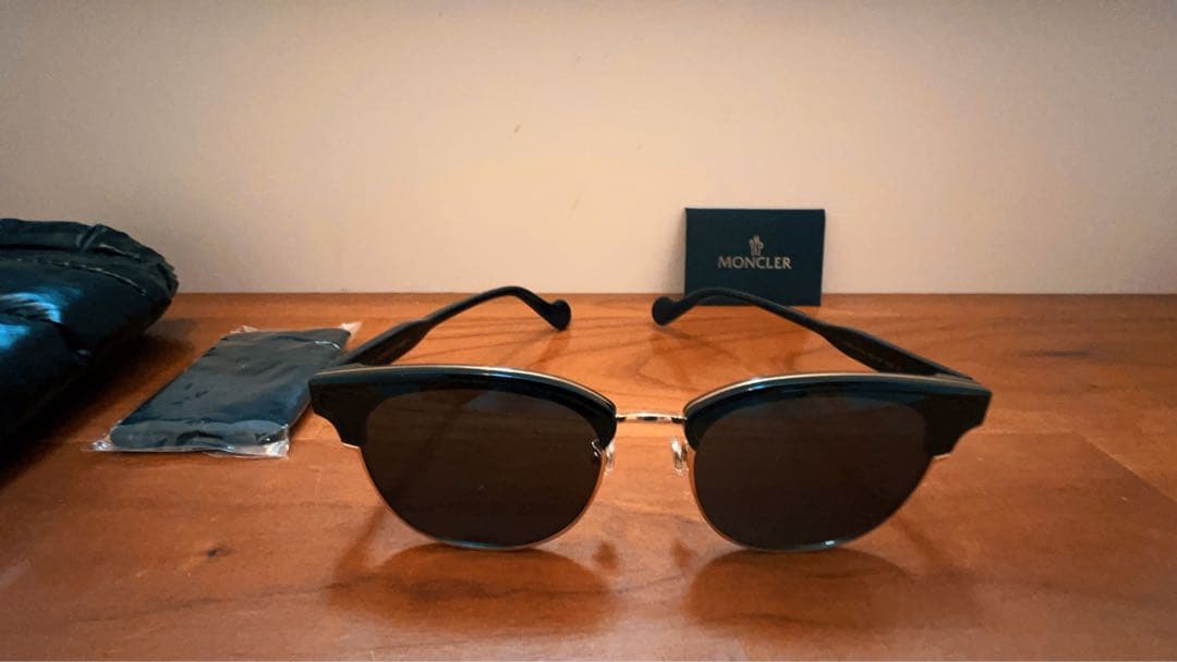 [美品]MONCLER モンクレール サングラス メガネ