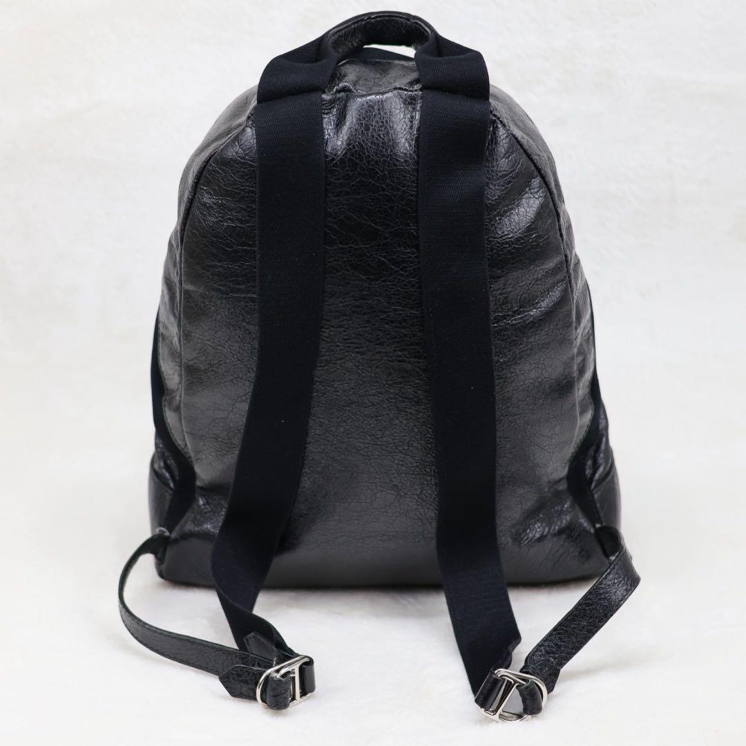 BALENCIAGA エクスプローラ　ユニセックス　ブラックレザー リュック