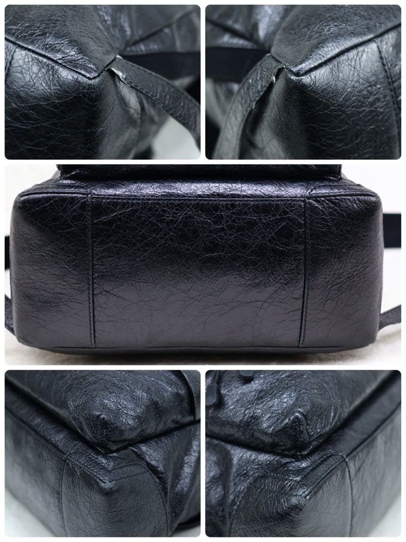 BALENCIAGA エクスプローラ　ユニセックス　ブラックレザー リュック
